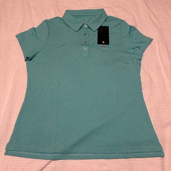 Rdruko Women's Dry Fit Golf Shirts Lightweight Short Sleeve Polo Sports Shirts - Picture 3 of 4